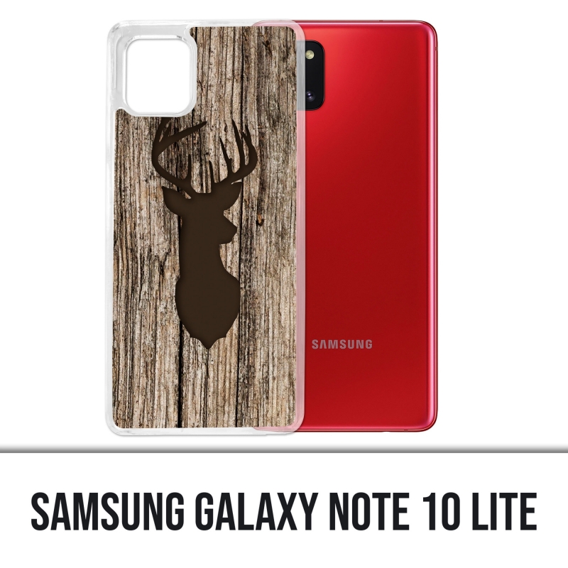 Coque Samsung Galaxy Note 10 Lite - Cerf Bois