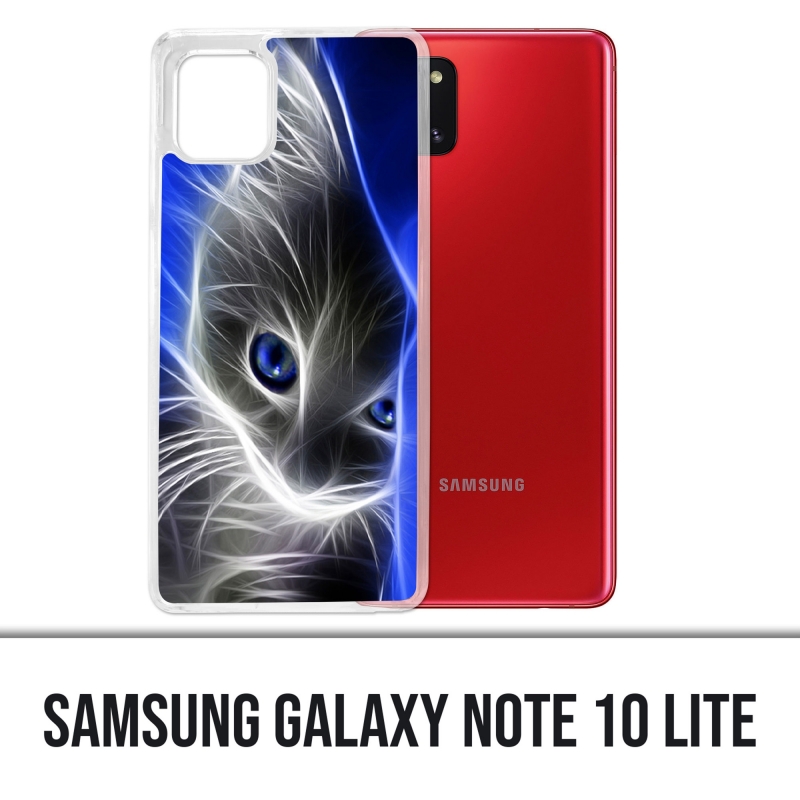 Coque Samsung Galaxy Note 10 Lite - Chat Blue Eyes