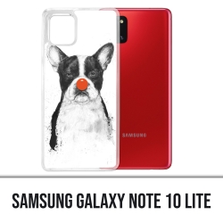 Funda Samsung Galaxy Note 10 Lite - Perro Bulldog Payaso