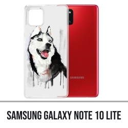 Samsung Galaxy Note 10 Lite Case - Husky Splash Dog