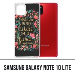 Custodia Samsung Galaxy Note 10 Lite - citazione di Shakespeare