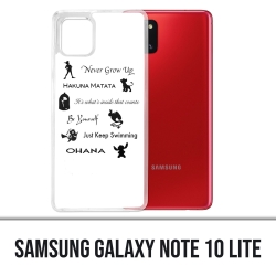 Coque Samsung Galaxy Note 10 Lite - Citations Disney