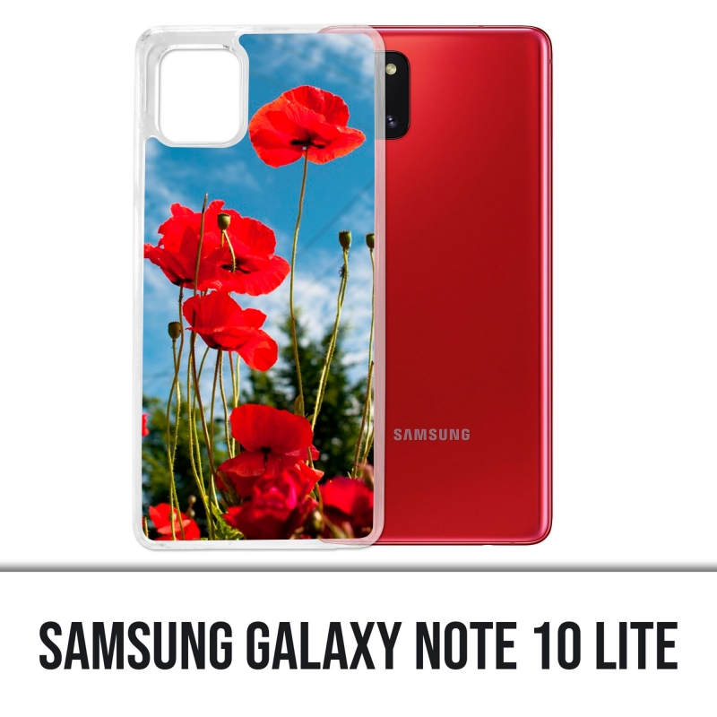 Coque Samsung Galaxy Note 10 Lite - Coquelicots 1