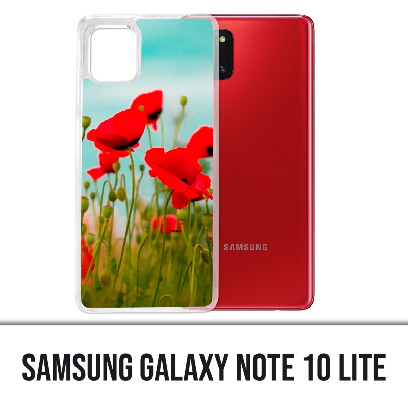Custodia Samsung Galaxy Note 10 Lite - Poppies 2