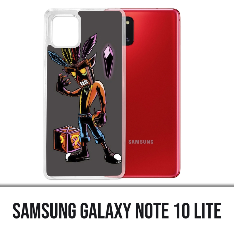 Coque Samsung Galaxy Note 10 Lite - Crash Bandicoot Masque