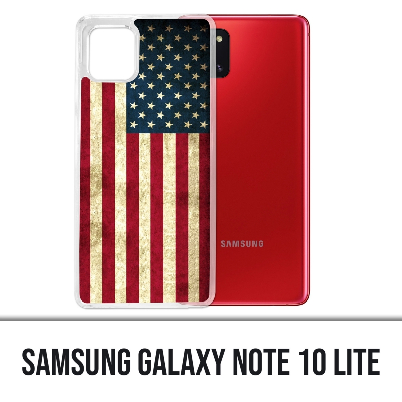 Coque Samsung Galaxy Note 10 Lite - Drapeau Usa