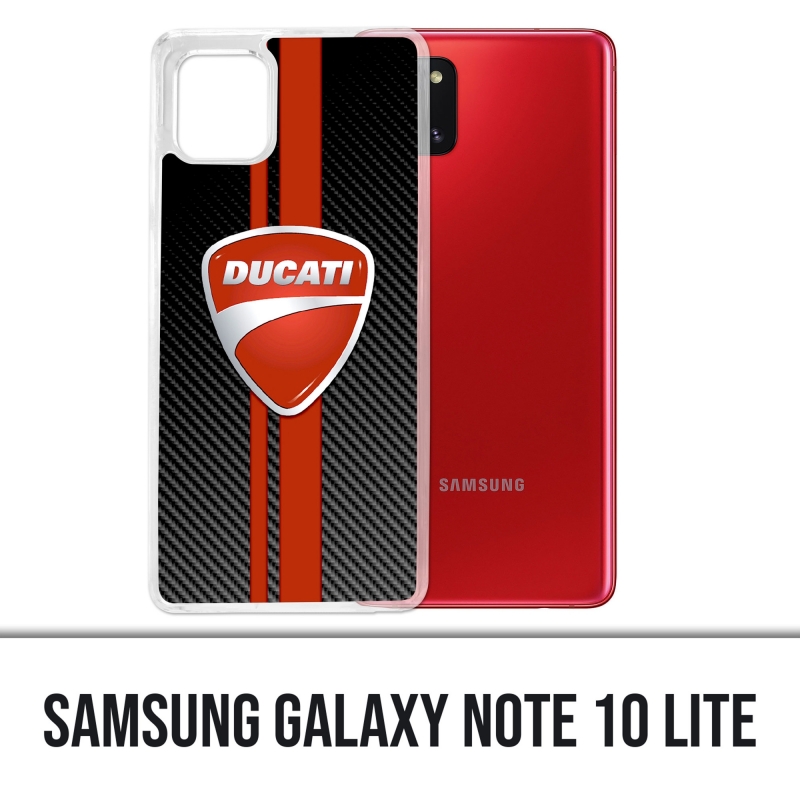 Custodia Samsung Galaxy Note 10 Lite - Ducati Carbon