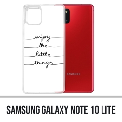 Samsung Galaxy Note 10 Lite Hülle - Genießen Sie kleine Dinge