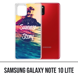 Samsung Galaxy Note 10 Lite Case - Jeder Sommer hat Geschichte