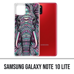 Funda Samsung Galaxy Note 10 Lite - Elefante azteca colorido