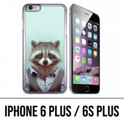 Funda iPhone 6 Plus / 6S Plus - Disfraz de mapache