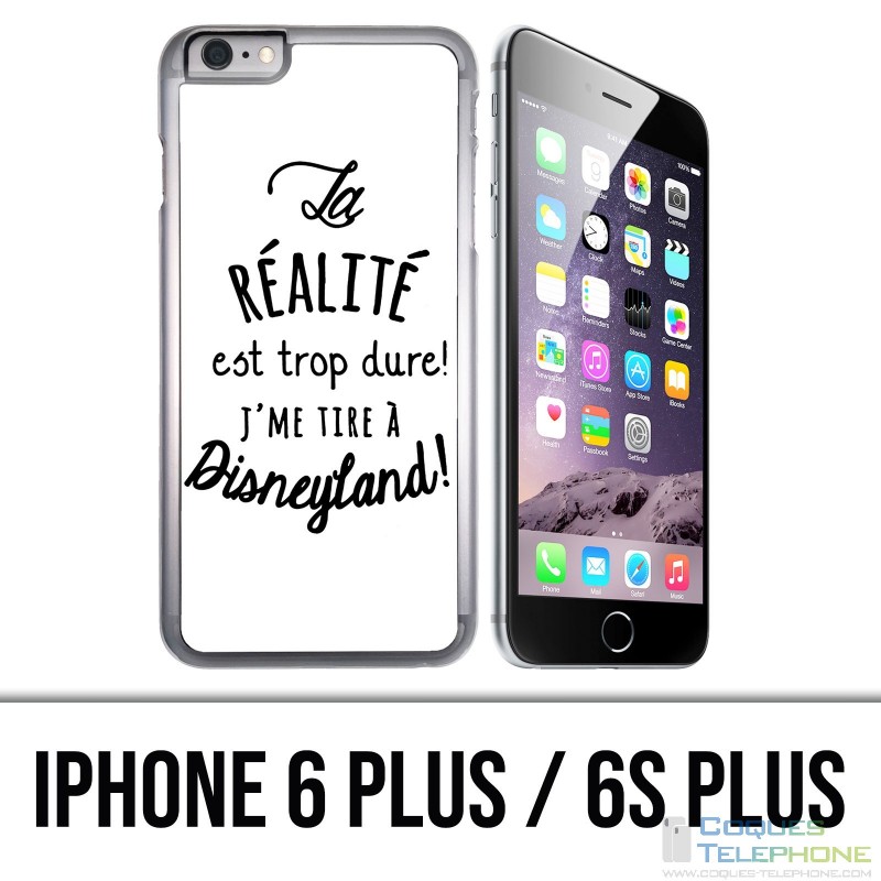 Custodia per iPhone 6 Plus / 6S Plus - La realtà è troppo dura sparo a Disneyland