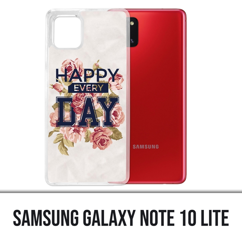 Custodia Samsung Galaxy Note 10 Lite - Happy Every Days Roses