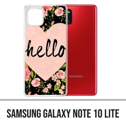 Coque Samsung Galaxy Note 10 Lite - Hello Coeur Rose
