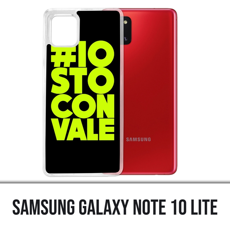 Samsung Galaxy Note 10 Lite Case - Io Sto Con Vale Motogp Valentino Rossi