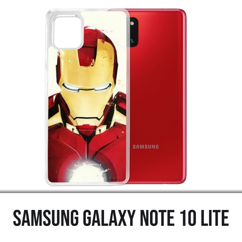 Samsung Galaxy Note 10 Lite Case - Iron Man Paintart