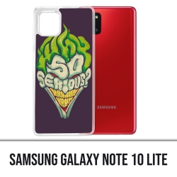 Samsung Galaxy Note 10 Lite Case - Joker so ernst