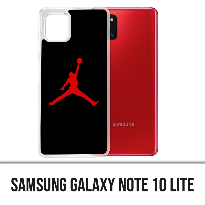 Custodia Samsung Galaxy Note 10 Lite - Jordan Basketball Logo Nero