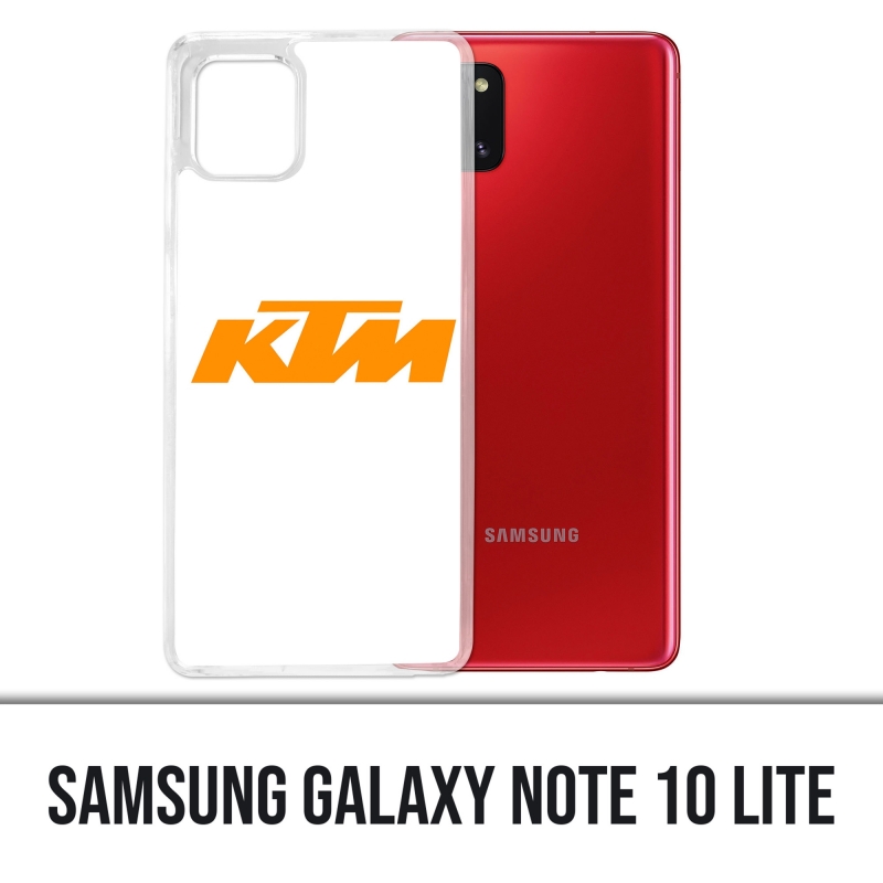 Funda Samsung Galaxy Note 10 Lite - Logotipo Ktm Fondo blanco