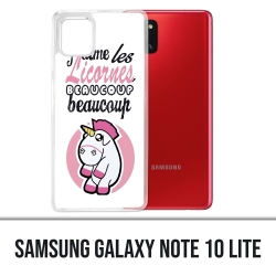 Funda Samsung Galaxy Note 10 Lite - Unicornios