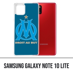 Coque Samsung Galaxy Note 10 Lite - Logo Om Marseille Big Fond Bleu