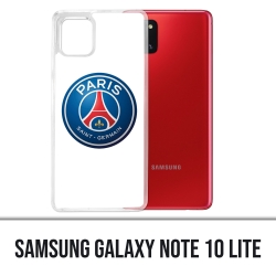 Custodia Samsung Galaxy Note 10 Lite - Logo Psg sfondo bianco