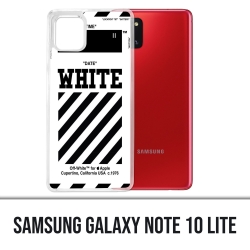 Coque Samsung Galaxy Note 10 Lite - Off White Blanc