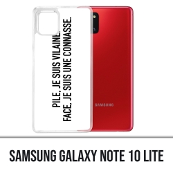 Funda Samsung Galaxy Note 10 Lite - Batería Naughty Face Face