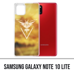 Coque Samsung Galaxy Note 10 Lite - Pokémon Go Team Jaune Grunge