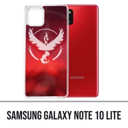Coque Samsung Galaxy Note 10 Lite - Pokémon Go Team Rouge Grunge
