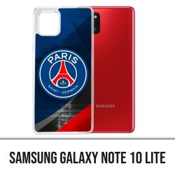 Custodia Samsung Galaxy Note 10 Lite - Logo Psg in metallo cromato