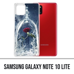 Funda Samsung Galaxy Note 10 Lite - La Bella y la Bestia Rosadas