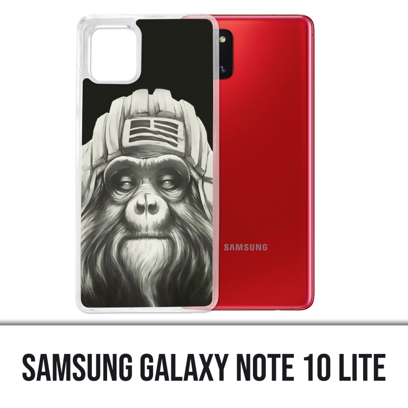 Coque Samsung Galaxy Note 10 Lite - Singe Monkey Aviateur