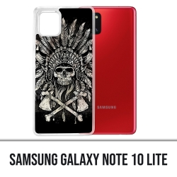 Samsung Galaxy Note 10 Lite Hülle - Schädelkopf Federn