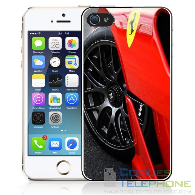 Caja del teléfono con ruedas Ferrari