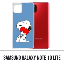 Coque Samsung Galaxy Note 10 Lite - Snoopy Coeur