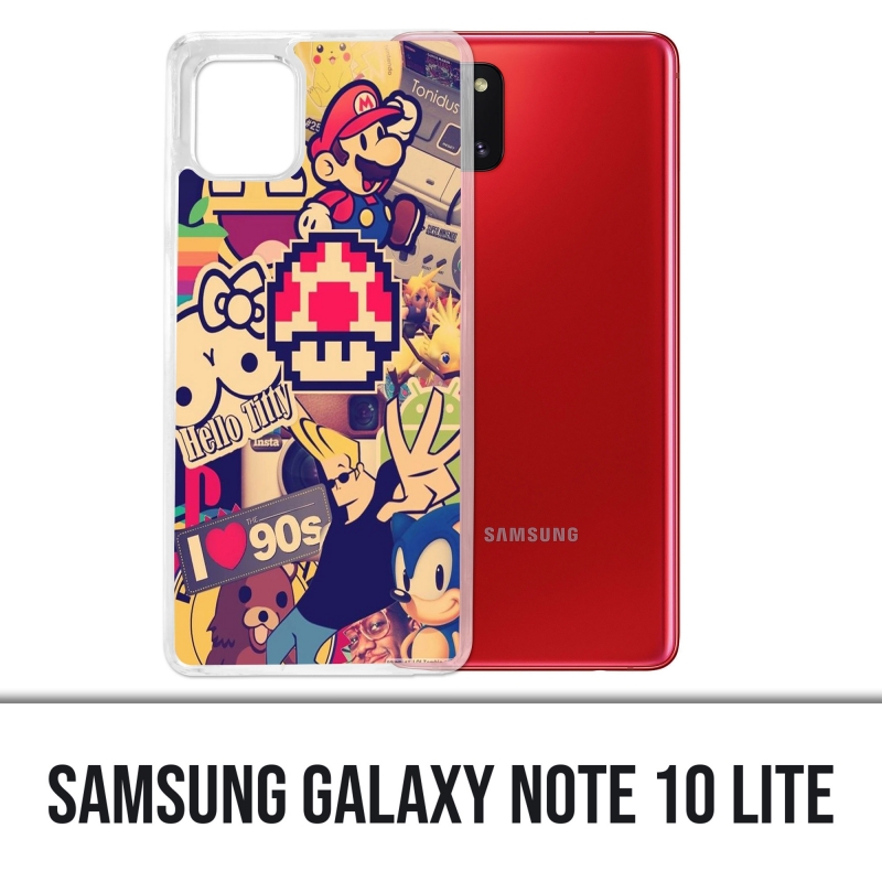 Samsung Galaxy Note 10 Lite Case - Vintage Aufkleber 90S