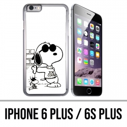 Coque iPhone 6 PLUS / 6S PLUS - Snoopy Noir Blanc