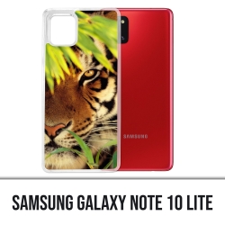 Coque Samsung Galaxy Note 10 Lite - Tigre Feuilles