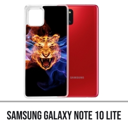 Coque Samsung Galaxy Note 10 Lite - Tigre Flammes
