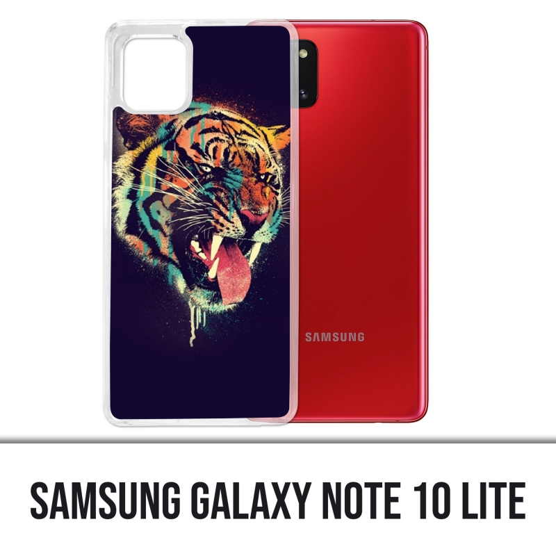 Funda Samsung Galaxy Note 10 Lite - Pintura Tigre