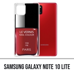 Custodia Samsung Galaxy Note 10 Lite - Vernice rossa Parigi