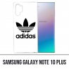 Coque Samsung Galaxy Note 10 Plus - Adidas Classic Blanc