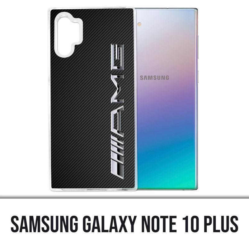 Coque Samsung Galaxy Note 10 Plus - Amg Carbone Logo