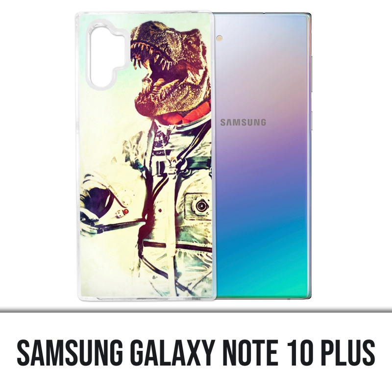 Custodia Samsung Galaxy Note 10 Plus - Dinosauro animale astronauta