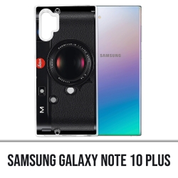 Samsung Galaxy Note 10 Plus Hülle - Vintage schwarze Kamera