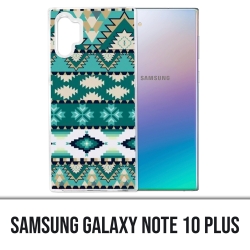Coque Samsung Galaxy Note 10 Plus - Azteque Vert