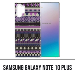 Coque Samsung Galaxy Note 10 Plus - Azteque Violet