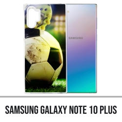 Coque Samsung Galaxy Note 10 Plus - Ballon Football Pied
