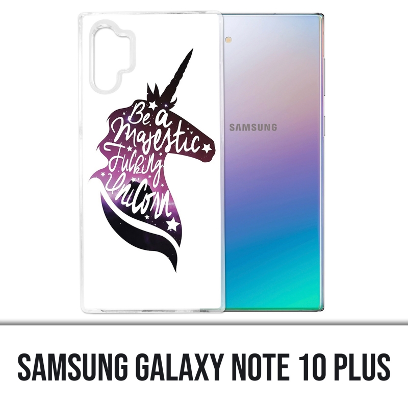 Samsung Galaxy Note 10 Plus Hülle - Seien Sie ein majestätisches Einhorn